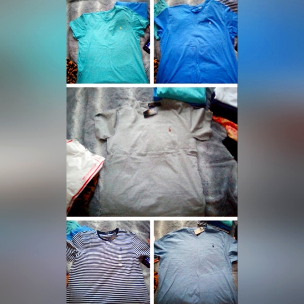 NWT 5 brand new Polo Ralph Lauren Tshirt XL